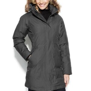 The North Face HyVent Goose Down Parka Jacket Green SZ M